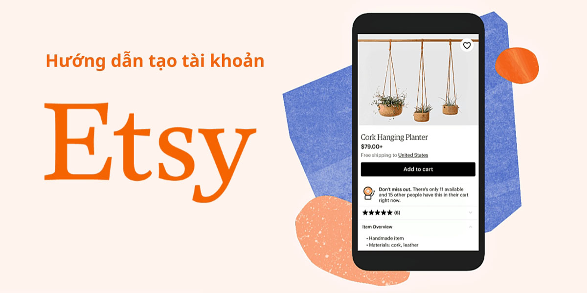tạo tài khoản Etsy