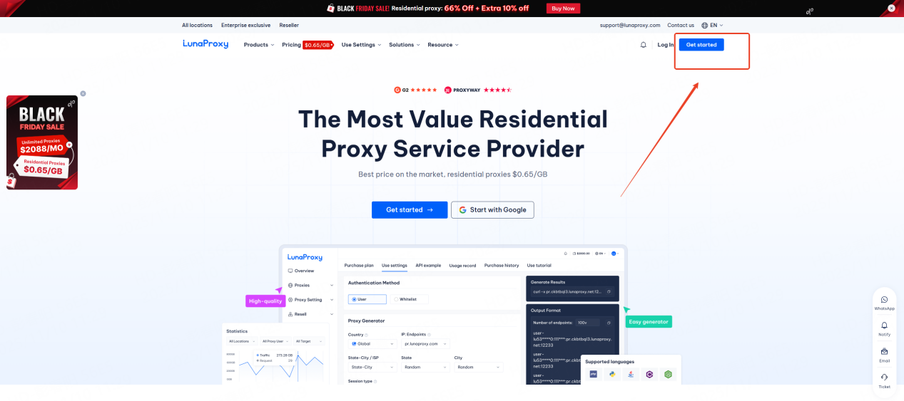 LunaProxy Review:The Best Global Proxy Service 5 5