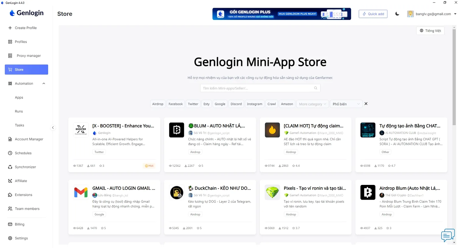 How to Make Extra Money on the Side in 2026 3 Genlogin Dashboard